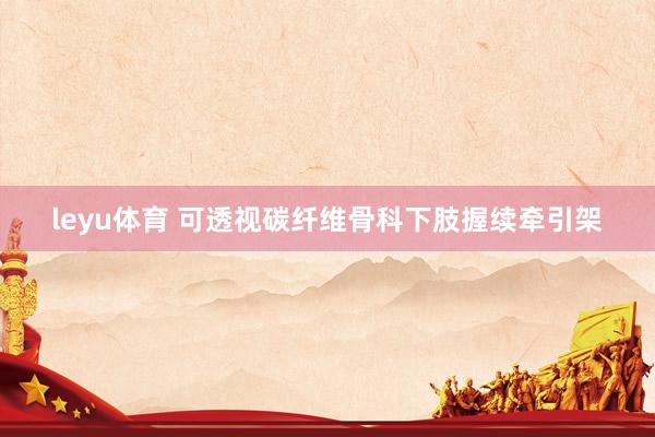 leyu体育 可透视碳纤维骨科下肢握续牵引架