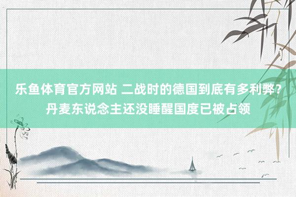 乐鱼体育官方网站 二战时的德国到底有多利弊？丹麦东说念主还没睡醒国度已被占领